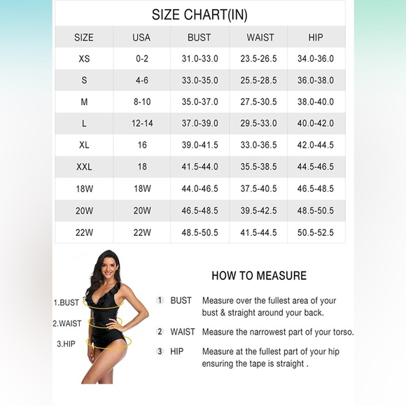 Yonique 3 Piece Womens Tankini Swimsuit. NWT Small - Picture 5 of 9